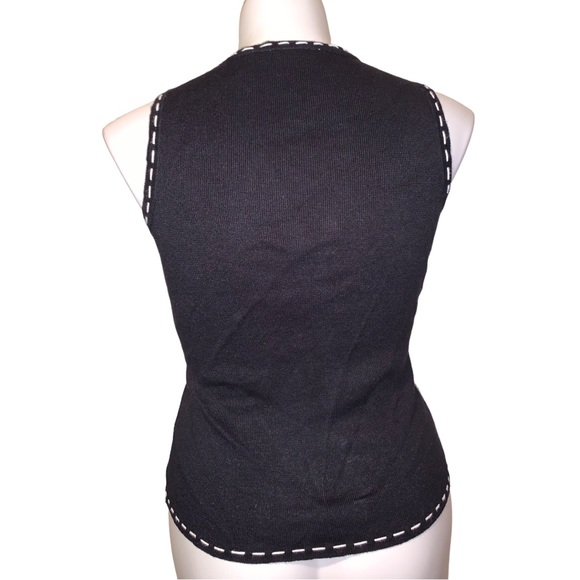 Pappagallo Christmas Theme Holiday Vest, Size Small - Picture 16 of 16